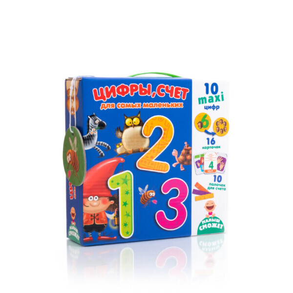 

Игра настольная "Цифры, счет" для самых маленьких рус. VT2911-05