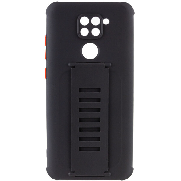 

TPU+PC чехол Grip Band для Xiaomi Redmi Note 9 / Redmi 10X Черный (149353)