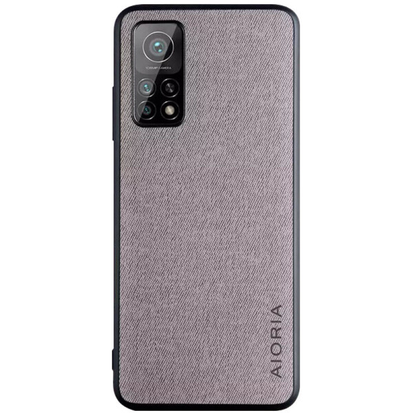 

Чехол AIORIA Textile PC+TPU для Xiaomi Mi 10T / Mi 10T Pro Серый (157149)