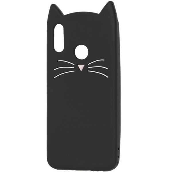 

Силиконовая накладка 3D Cat для Samsung Galaxy A20 (A205F) Черный (106811)