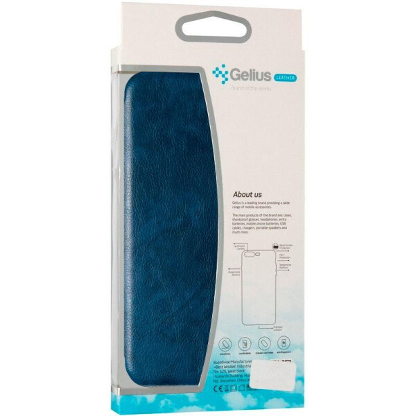 

Чехол книжка Book Cover Leather Gelius для Samsung Galaxy Note 20 N980 Blue