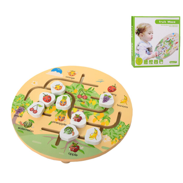 

Деревянная игрушка Лабиринт MD 2172 (англ) (Фрукты(англ))