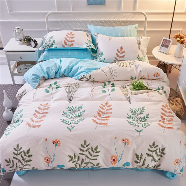 

Комплект постельного белья Травы (полуторный) Berni Home Голубой (45057)