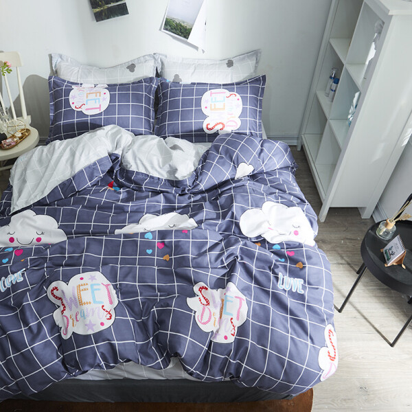 

Комплект постельного белья Сладкие мечты (полуторный) Berni Home Синий (48517)