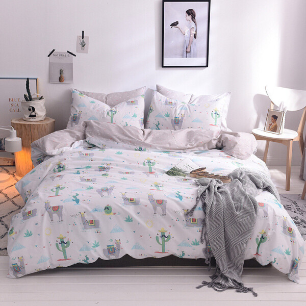 

Комплект постельного белья Альпака (двуспальный-евро) Berni Home Серый (48844)