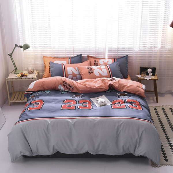 

Комплект постельного белья Chicago bulls (полуторный) Berni Home Персиковый (53034)
