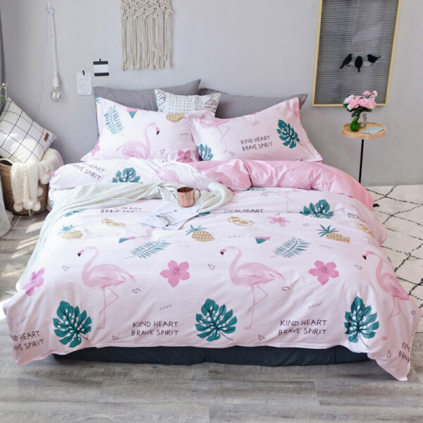 

Комплект постельного белья King heart (двуспальный-евро) Berni Home Розовый (53288)