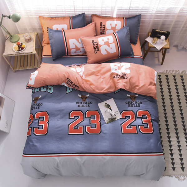 

Комплект постельного белья Chicago bulls (двуспальный-евро) Berni Home Персиковый (53327)