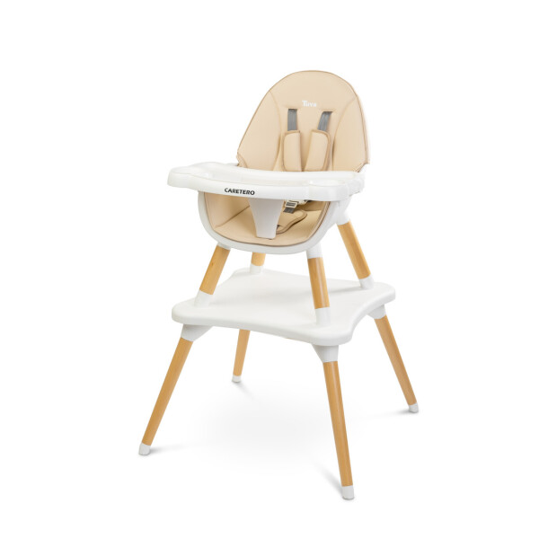 

Стульчик для кормления 2 в 1 Caretero Tuva Beige