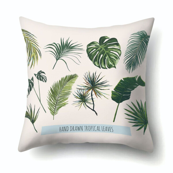 

Подушка декоративная Tropical leaves 45 х 45 см Berni Home Белый (55738)