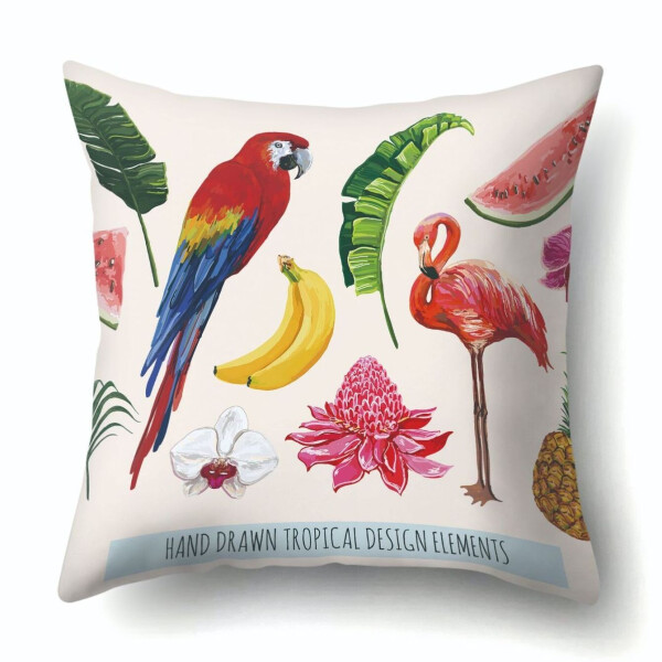 

Подушка декоративная Tropical elements 45 х 45 см Berni Home Молочный (55740)