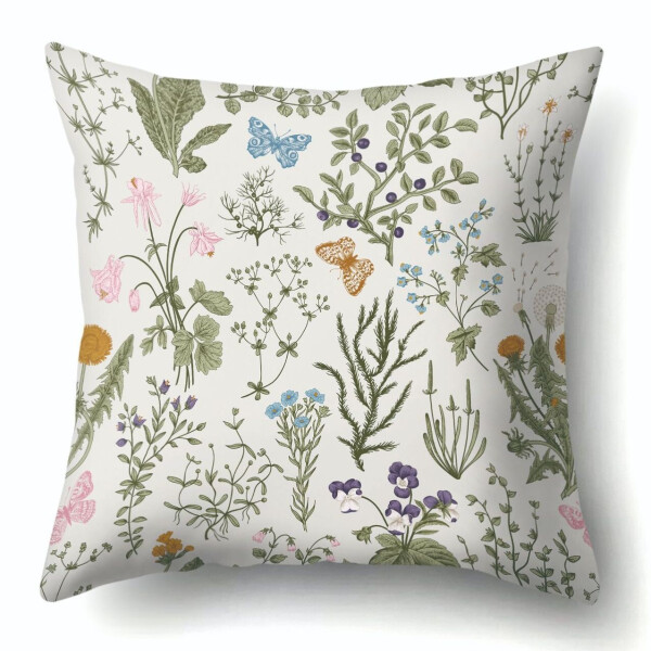

Подушка декоративная Flora 45 х 45 см Berni Home Зеленый (56081)