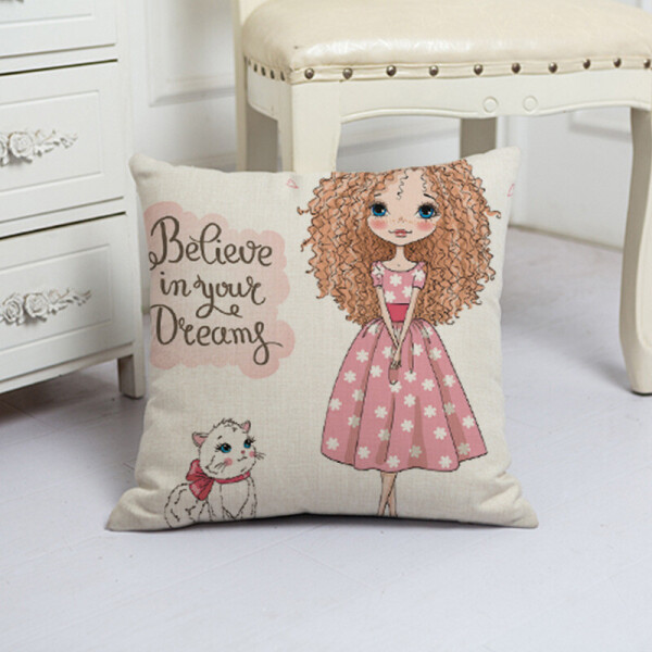 

Подушка декоративная Girl in pink 45 х 45 см Berni Home Розовый (56171)