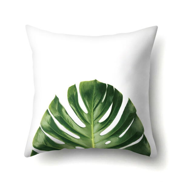 

Подушка декоративная Monstera leaf 45 х 45 см Berni Home Белый (56195)