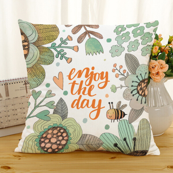 

Подушка декоративная Enjoy the day 45 х 45 см Berni Home Зеленый (56201)