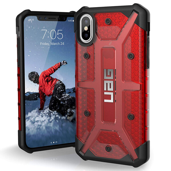 

Ударопрочный чехол UAG Plasma для Apple iPhone XS Max (6.5) Красный (114161)