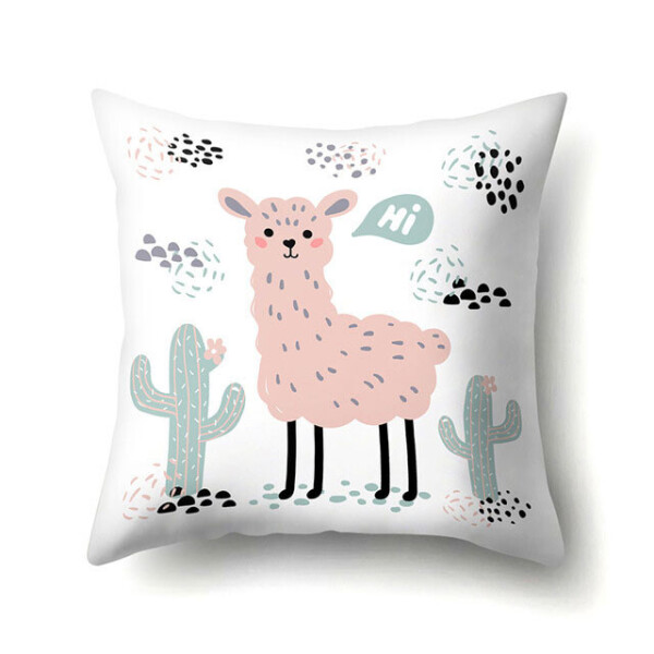 

Подушка декоративная Pink llama 45 х 45 см Berni Home Розовый (56235)