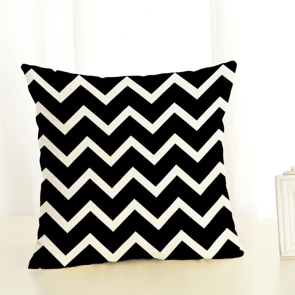 

Подушка декоративная Black zigzag 45 х 45 см Berni Home Кремовый (56260)