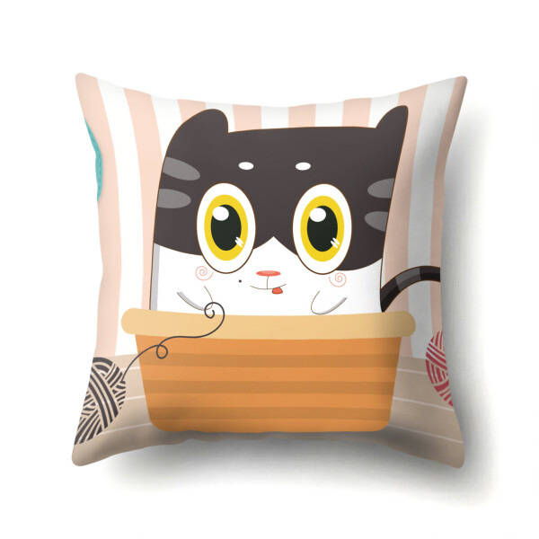 

Подушка декоративная Potted cat 45 х 45 см Berni Home Черный (56295)