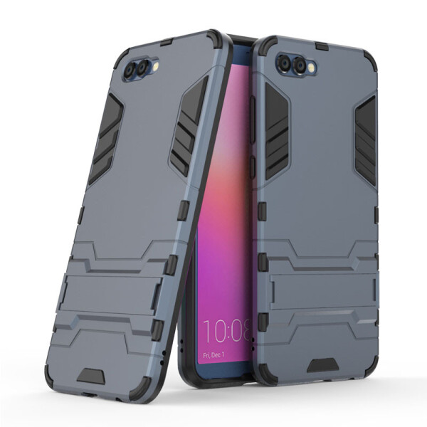 

Ударопрочный чехол-подставка Transformer для Huawei Honor 10 с мощной защитой корпуса Серый / Metal slate (87855)