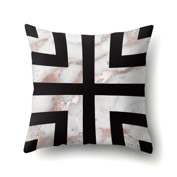 

Подушка декоративная Marble 45 х 45 см Berni Home Черный (56318)