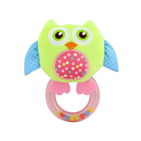

Мягкая погремушка Сова Happy Monkey (43558)