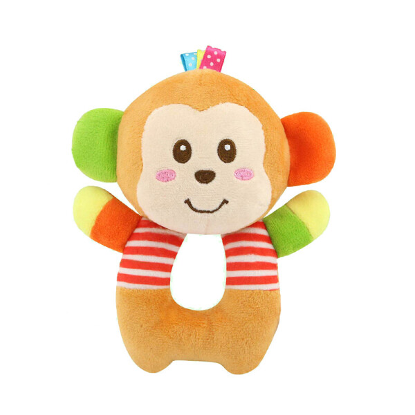 

Мягкая игрушка - погремушка Мартышка Happy Monkey (43572)