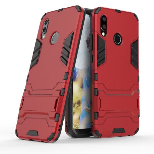 

Ударопрочный чехол-подставка Transformer для Huawei P20 Lite с мощной защитой корпуса Красный / Dante Red (79424)