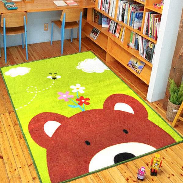 

Коврик для детской комнаты Медведь 100 х 130 см Berni Home Зеленый (45980)