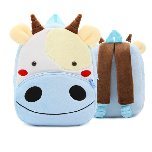 

Рюкзак велюровый Коровка Berni Kids Голубой (46739)