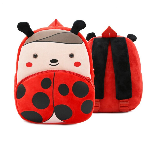 

Рюкзак велюровый Божья коровка Berni Kids Красный (46742)