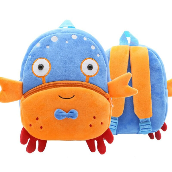 

Рюкзак велюровый Голубой краб Berni Kids Голубой (46749)