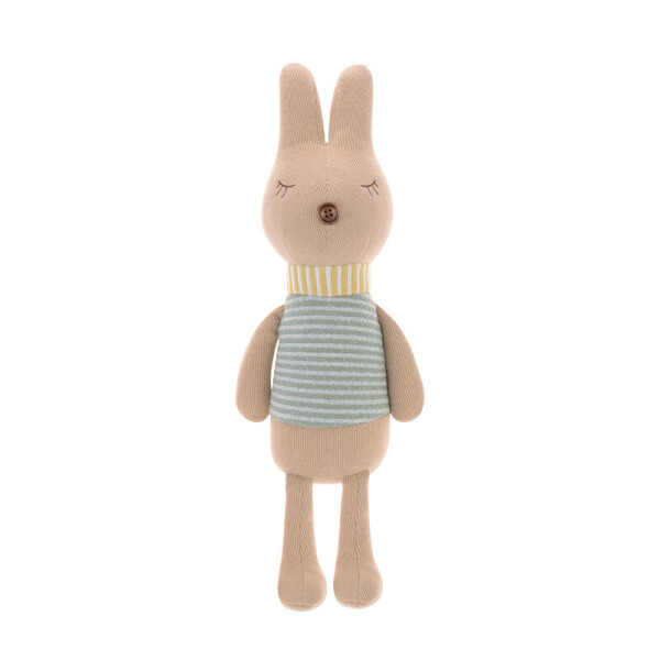 

Мягкая игрушка Кролик в полоску, 38 см Metoys Коричневый (47134)