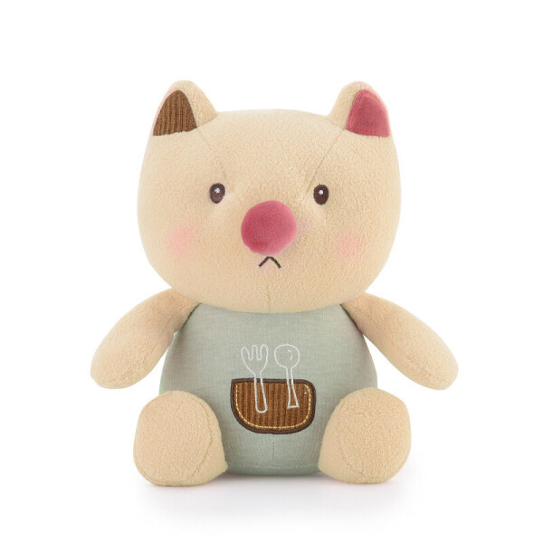 

Мягкая игрушка Кот - обжора, 21 см Metoys Бежевый (47178)