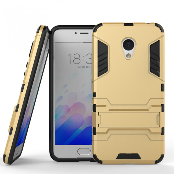 

Ударопрочный чехол-подставка Transformer для Meizu M5 Note с мощной защитой корпуса Золотой / Champagne Gold (60864)