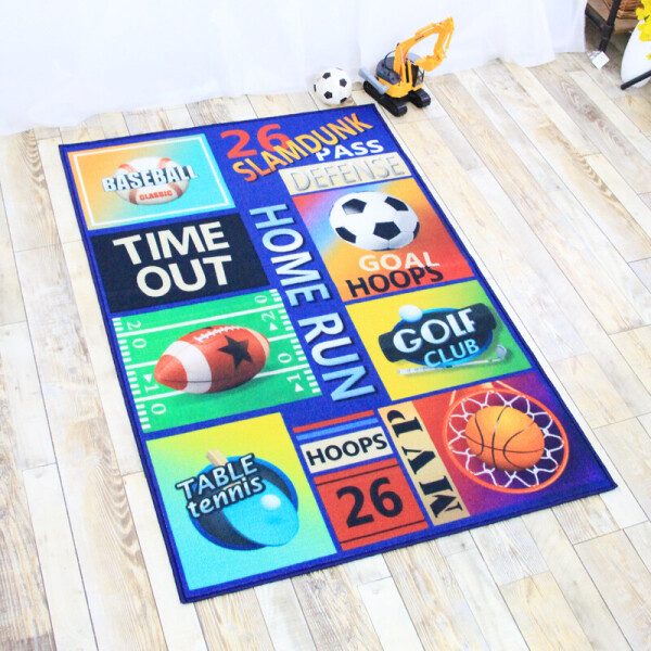 

Коврик Игры 100 х 130 см Berni Home Синий (49544)