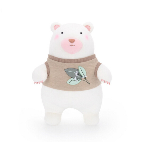 

Мягкая игрушка Мишка в коричневом свитере, 24 см Metoys Белый (51178)