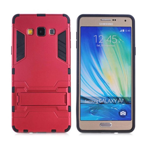

Ударопрочный чехол-подставка Transformer для Samsung A700H/A700F Galaxy A7 с мощной защитой корпуса Красный / Dante Red (87985)
