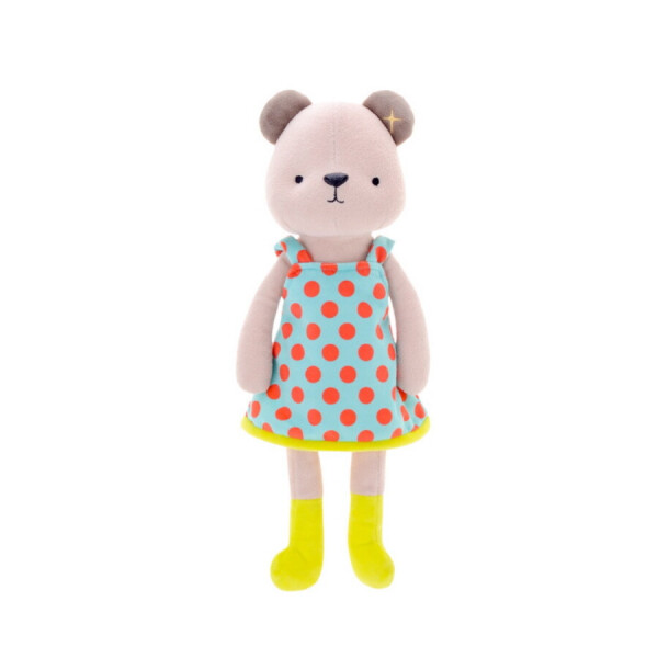 

Мягкая игрушка Медвежонок в голубом платье, 35 см Metoys Голубой (51206)
