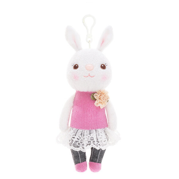 

Мягкая кукла - подвеска Tiramitu Pink, 19 см Metoys Розовый (51208)