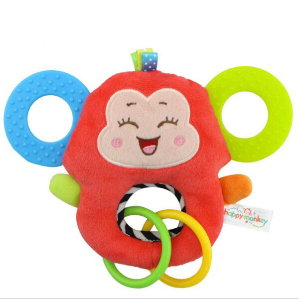 

Мягкая игрушка - прорезыватель Счастливая обезьянка Happy Monkey (51401)