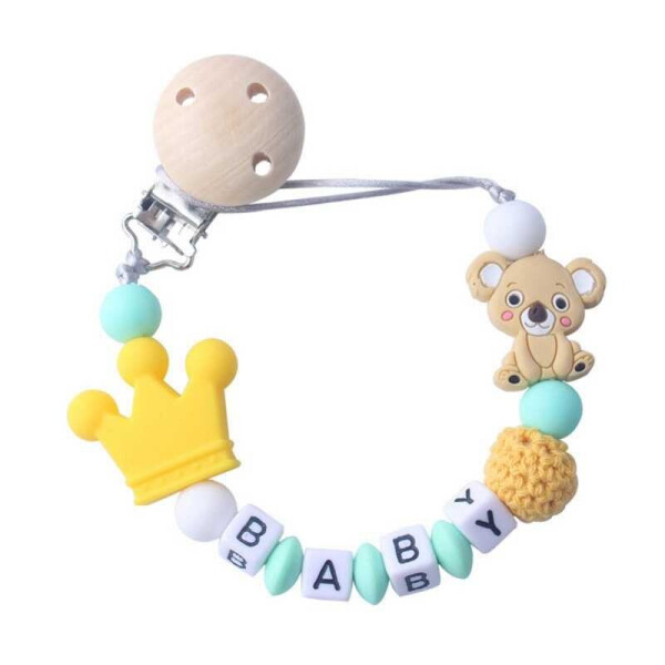 

Прорезыватель-держатель для пустышки Коала, желтый Berni Kids Желтый (51618)