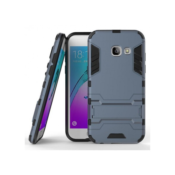 

Ударопрочный чехол-подставка Transformer для Samsung G570F Galaxy J5 Prime с мощной защитой корпуса Серый / Metal slate (55608)