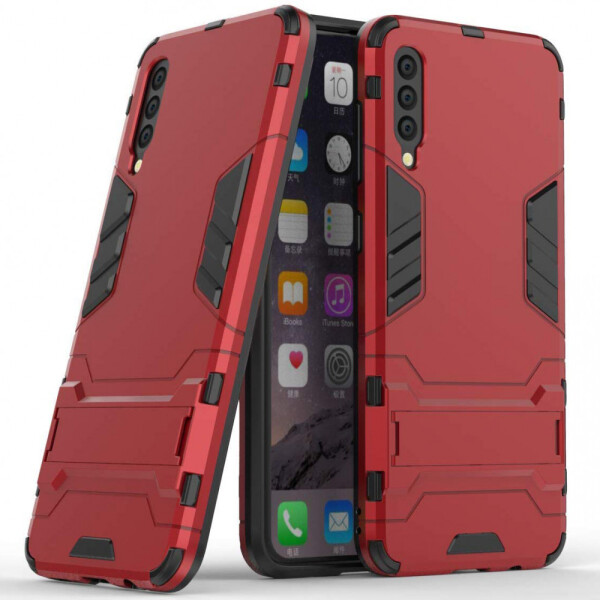 

Ударопрочный чехол-подставка Transformer для Samsung Galaxy A50s Красный / Dante Red (100780)