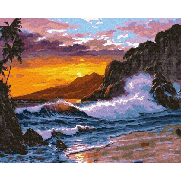 

Картина по номерам. Rainbow Art "Бушующее море" GX36450-RA