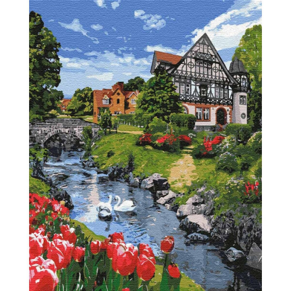 

Картина по номерам. "Волшебный пейзаж" 40*50см KHO2290