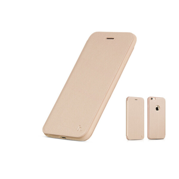 

Кожанный чехол-книжка HOCO Juice Series Nappa для iPhone 6 Plus / 6s Plus(Золото)