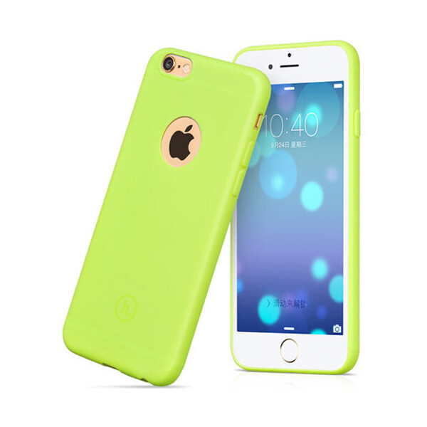 

Чехол накладка HOCO Juice series TPU для iPhone 6 / 6s (Салатовый / Зеленый)