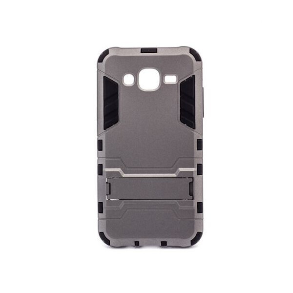 

Ударопрочный чехол-подставка Transformer для Samsung J500H Galaxy J5 с мощной защитой корпуса Металл / Gun Metal (47944)