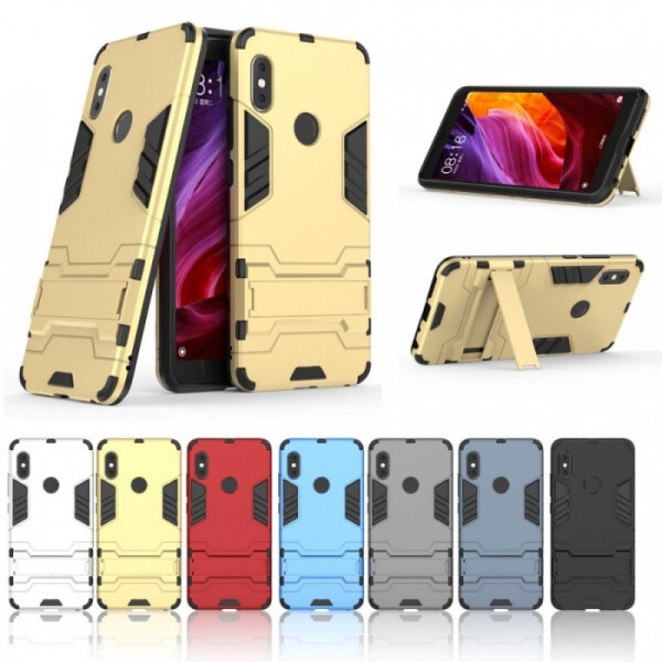 

Ударопрочный чехол-подставка Transformer для Xiaomi Mi 6X / Mi A2 с мощной защитой корпуса Золотой / Champagne Gold (81758)